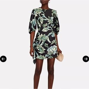 Rhode pia mini dress in floral print size 10